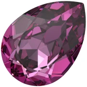 Cabujón PureCrystal 4320 6 x 4 mm - Rosa oscuro x1