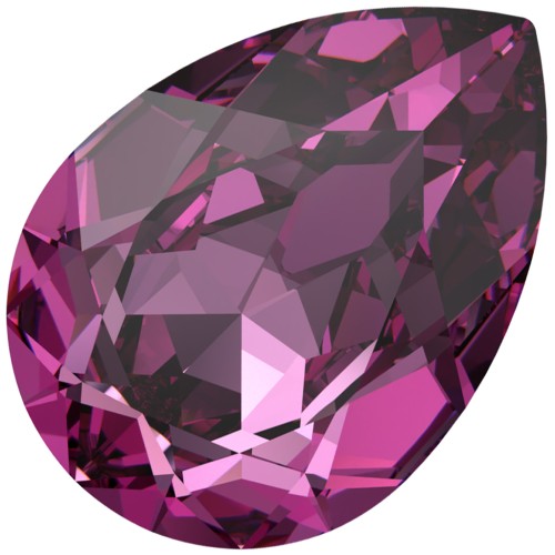 Cabujón PureCrystal 4320 6 x 4 mm - Rosa oscuro x1