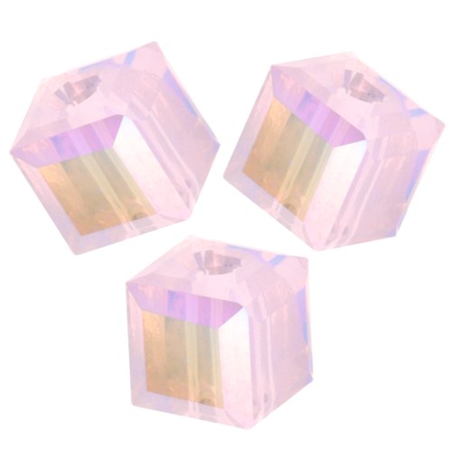 Cubos PureCrystal 5601 de 4 mm - Rose Water Opal Shimmer x8