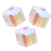 Cubos PureCrystal 5601 de 4 mm - White Opal Shimmer x8