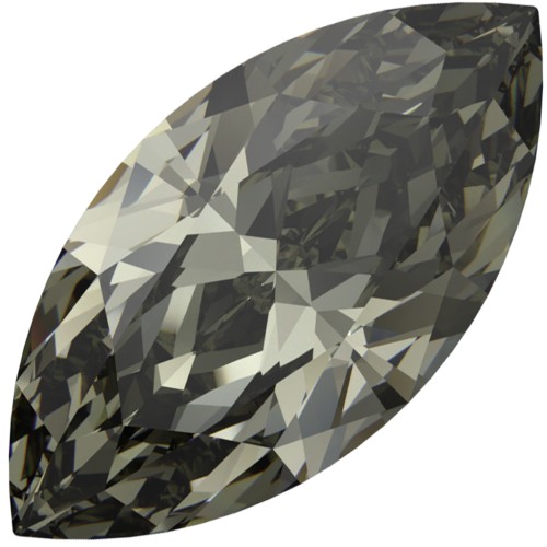Lanzadera PureCrystal 4210 10x5 mm - Black Diamond x1