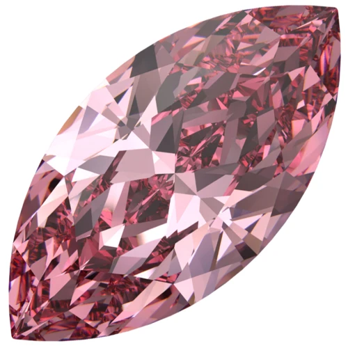Lana PureCrystal 4210 10 x 5 mm - Light rose x1