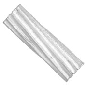 Cuenta tubular estriada de 10 x 3 mm - Plata 925 x 1|raw }}