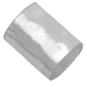 Perla tubular martillada de 5x4 mm - Plata 925 x1|raw }}