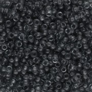 Cuentas Rocalla Miyuki 11/0 152 - Gris transparente x8 g