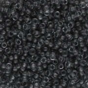 Cuentas Rocalla Miyuki 11/0 152 - Gris transparente x8 g