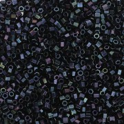 Miyuki Delica 15/0 Hex Cut DBSC0002 - Azul oscuro iris metalizado x5 g