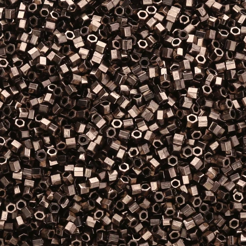 Miyuki Delica 15/0 Hex Cut DBSC0022 - Bronce oscuro metalizado x5 g