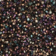 Miyuki Delica 15/0 Hex Cut DBSC0023 - Smoky Gold Iris Metallic x5 g