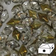 Diamonduo 2-hole 5x8 mm Crystal Valentinit x10g