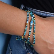 Mi bisutería - Kit de pulsera de rocallas Miyuki con cuenta pez