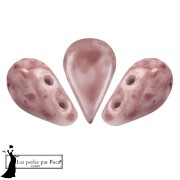 Cuentas de cristal Amos® de Puca® 5x8 mm - Mezcla de topacio x10 g