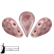 Cuentas de cristal Amos® de Puca® 5x8 mm - Mezcla de topacio x10 g