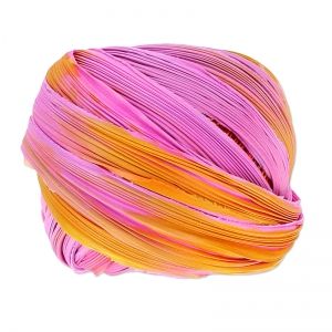 sarga de seda Shibori Pink Sunset x10cm