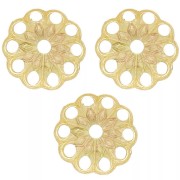 Copas con filigrana, trabajadas 8 mm - Oro x20