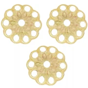 Copas con filigrana, trabajadas 8 mm - Oro x20
