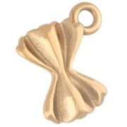 Dije en forma de mariposa de 18 x 14 mm - Acero inoxidable 316 Dorado x1