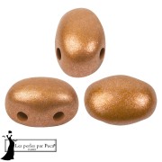 Crystal - Cuentas de cristal Samos® de Puca® 5x7 mm - Bronce claro cobrizo x10 g Cuentas de cristal Samos® de Puca® 5x7 mm - Bronce claro cobrizo x10 g