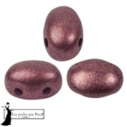 Crystal - Cuentas de cristal Samos® de Puca® 5x7 mm - Bronze Light Plum x10 g Cuentas de cristal Samos® de Puca® 5x7 mm - Bronze Light Plum x10 g
