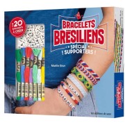 Pulseras Brasileñas Cajas Especiales 15 madejas & Cuentas del alfabeto