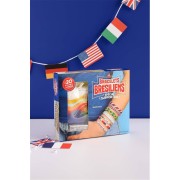 Pulseras Brasileñas Cajas Especiales 15 madejas & Cuentas del alfabeto