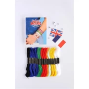 Pulseras Brasileñas Cajas Especiales 15 madejas & Cuentas del alfabeto