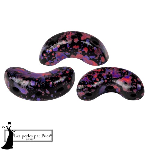 Arcos® de Puca® 5 x 10 mm - Esmalte morado y rojo, 10 g