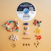 Mi bisutería - Kit de pulseras de cuentas de cerámica de colores