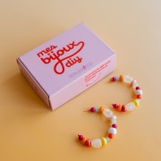 Mi bricolaje - Kit de pendientes con perlas de colores