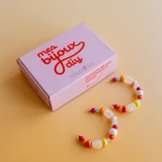 Mi bricolaje - Kit de pendientes con perlas de colores