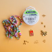Mi bisutería - Kit de collar con Cuentas de concha tintada