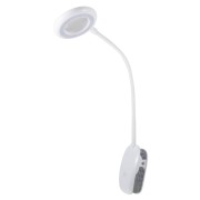 Lámpara con lupa LED recargable con pinza PURElite x1
