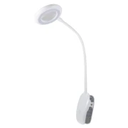 Lámpara con lupa LED recargable con pinza PURElite x1