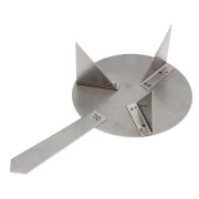 Soporte de cocción con garras de 84 mm para polvo de esmalte de recubrimiento, con mango x1