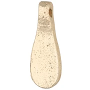 Colgante en forma de gota de 20 x 7 mm - Dorado claro x1