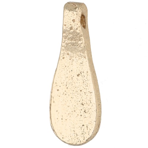 Colgante en forma de gota de 20 x 7 mm - Dorado claro x1