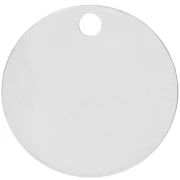 Lentejuela para grabar de 12 mm - grosor 0,4 mm - Plata 925 x1