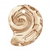 Caracol de mar PureCrystal 6731 14 mm Crystal Golden Shadow semi-mat