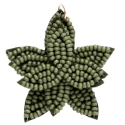 Pendentifs brodés en perles