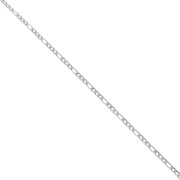 Cadena de eslabones tipo Figaro alternados (1x3) de 2,9 mm - Acero inoxidable 316L x 50 cm|raw }}