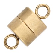 Cierre magnético cilíndrico de 7,5 mm - Acero inoxidable 303 Dorado x1