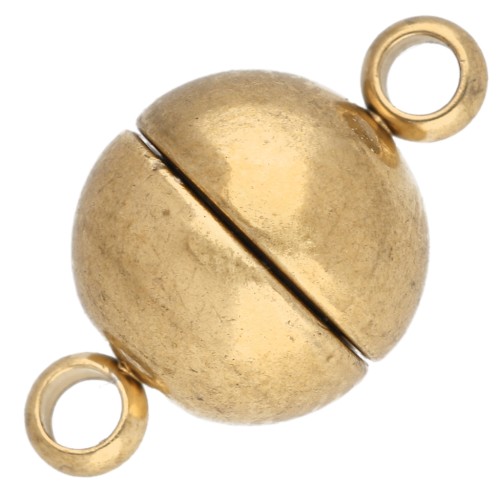 Cierre de bola magnético de 8 mm - Acero inoxidable 303 Dorado x1