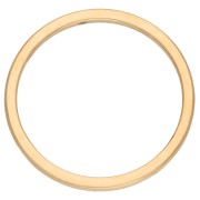 Anilla de montaje y tejido circular de 29 mm - Acero inoxidable 316L dorado x1|raw }}