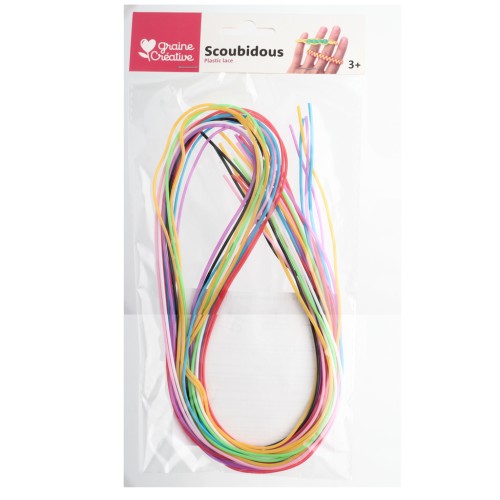 Surtido de hilos opacos para scoubidous x12