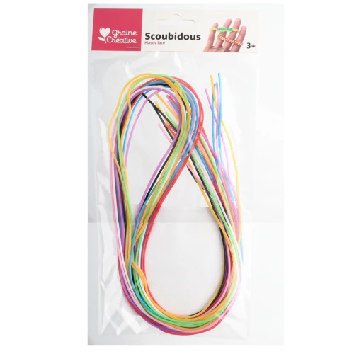 Surtido de hilos opacos para scoubidous x12