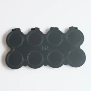Organizador de cuentas con 8 compartimentos de 48 mm - Gris oscuro x1