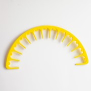 Organizador de cuentas - arco de almacenamiento - 26 cm, 13 compartimentos - Amarillo x1|raw }}