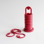 Organizador de cuentas con 26 anillas de 34,6 mm y soporte - Wine x1|raw }}