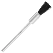 Pincelito de seda negra de 11 x 5 mm, 1 unidad