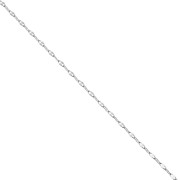 Cadena de malla de fantasía de 2,4 mm - acero inoxidable 304 x1m